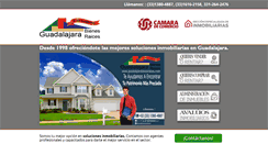 Desktop Screenshot of guadalajarabienesraices.com